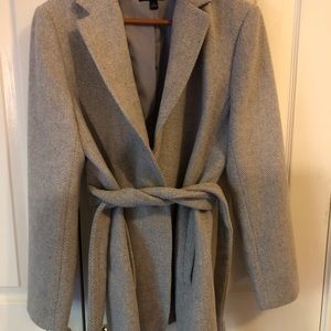 Ann Taylor gray wool jacket. Never worn size large.